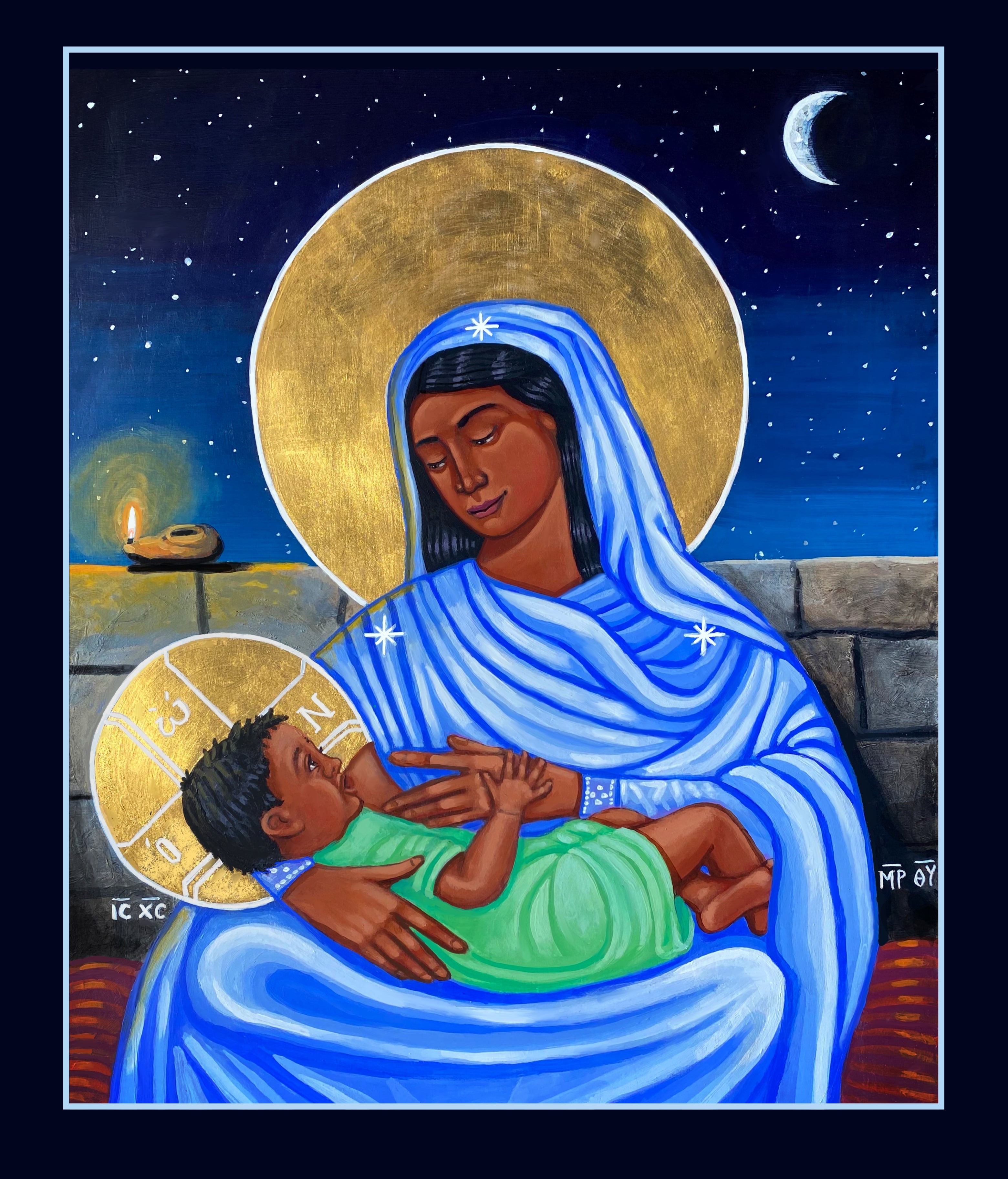 アトリエGG mary baby Mary Breastfeeding Baby Jesus – Kelly Latimore Icons