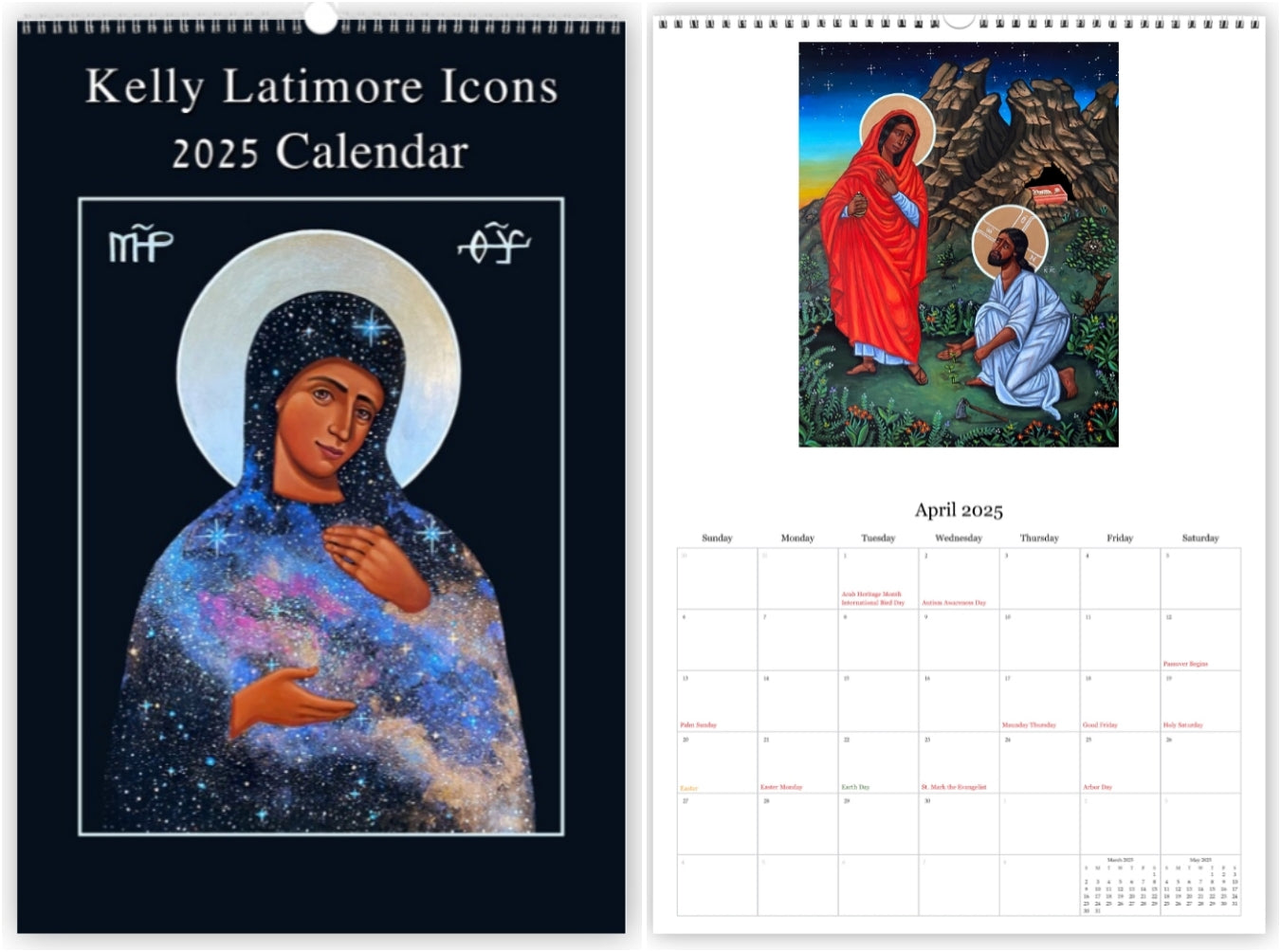 2025 Wall Calendar PREORDER Kelly Latimore Icons