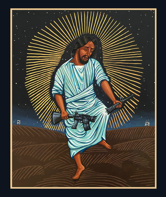 Christ Breaks the Rifle