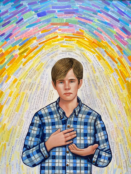 Matthew Shepard Devotional Portrait for the National Cathedral