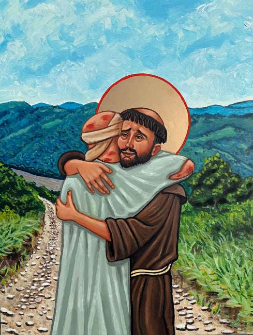St. Francis and the Leper