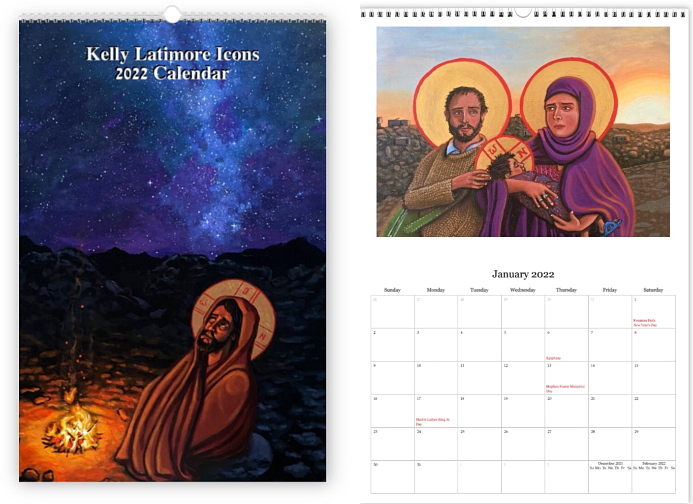 2022 Wall Calendars – Kelly Latimore Icons