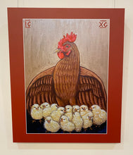 Load image into Gallery viewer, Christ the Mother Hen Wood Print
