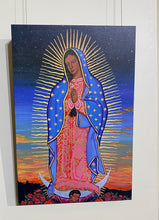 Load image into Gallery viewer, Our Lady of Guadalupe Enhanced Wood Print
