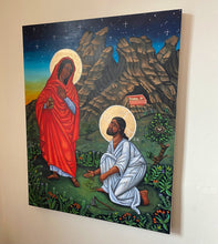 Load image into Gallery viewer, Mary Magdalene and Christ the Gardener Original Icon

