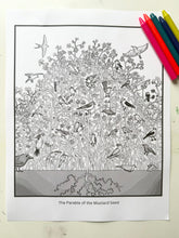 Load image into Gallery viewer, The Parable of the Mustard Seed Coloring Page
