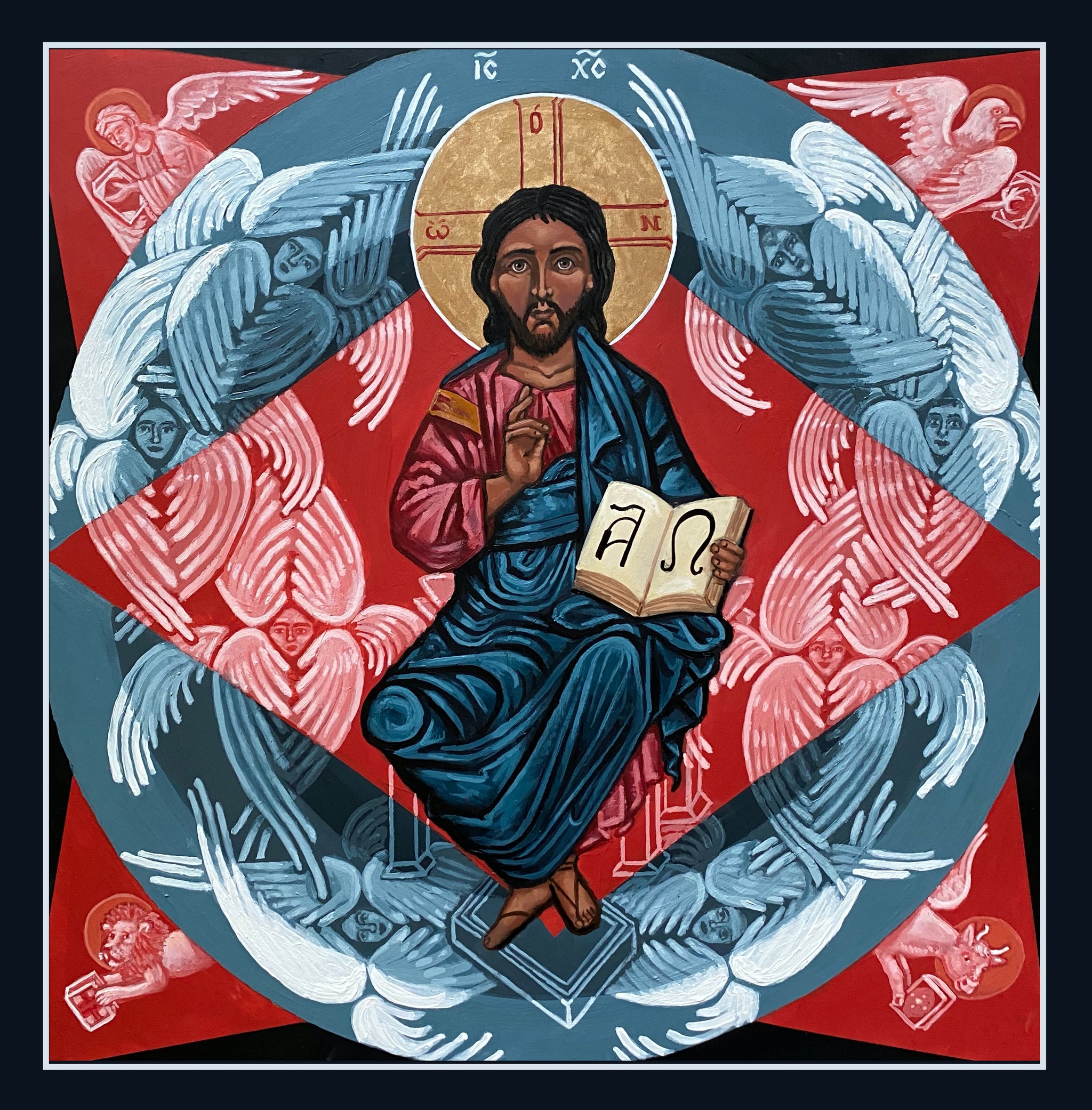 Christ Enthroned, image size:2048x2082