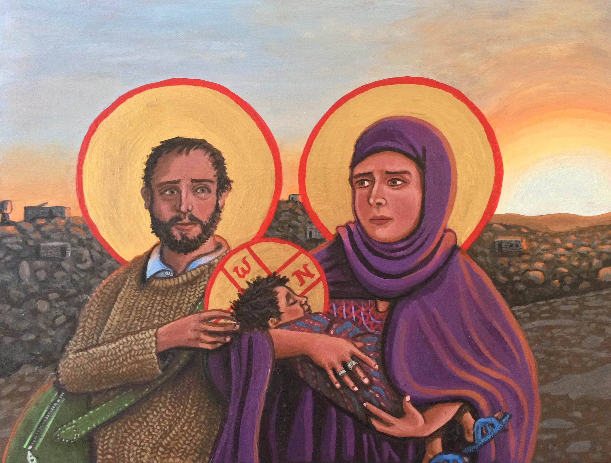 Refugees: The Holy Family – Kelly Latimore Icons