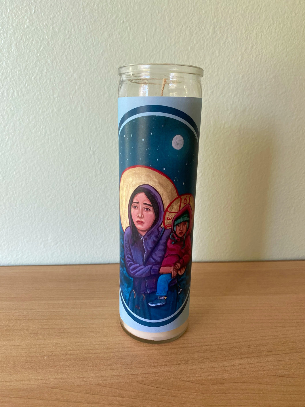Our Lady of the Journey Prayer Candle