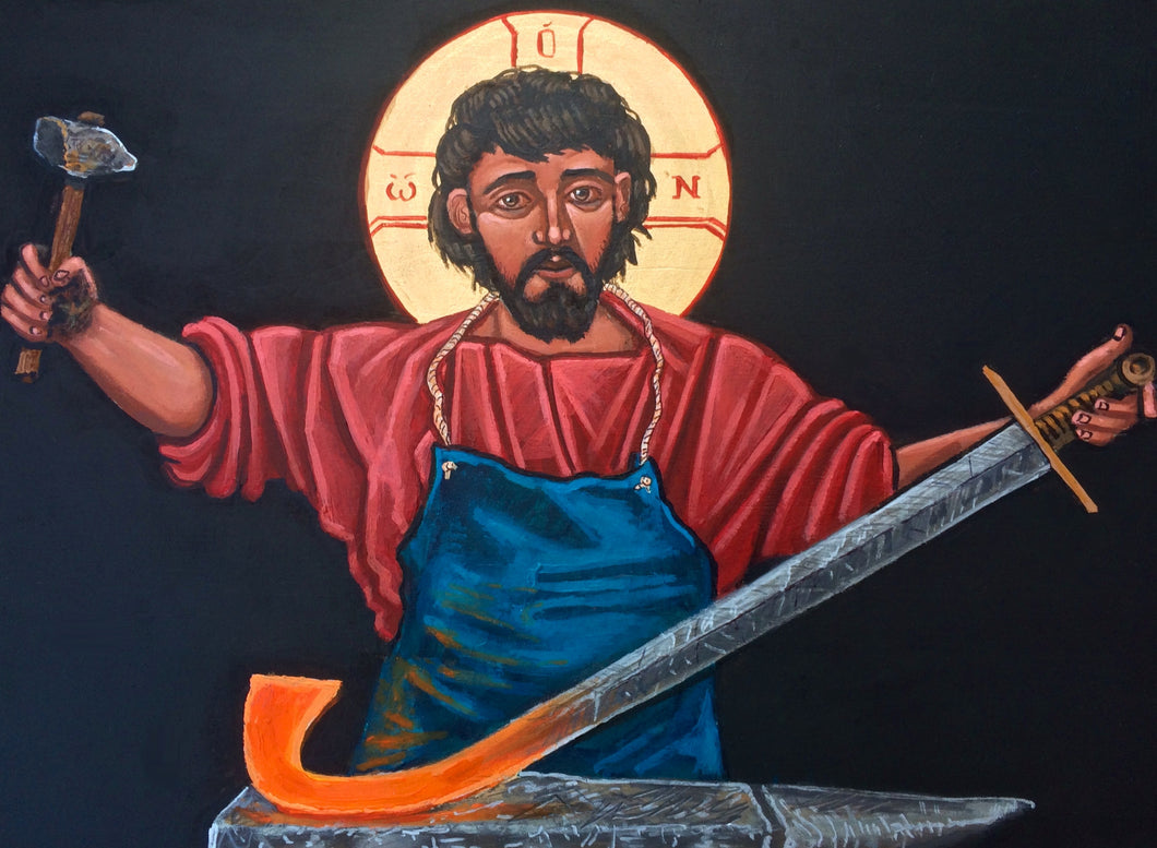 Christ: Swords into Plowshares Digital Image